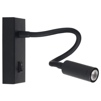 Candeeiro de parede LED TONIL LED/2,7W/230V preto