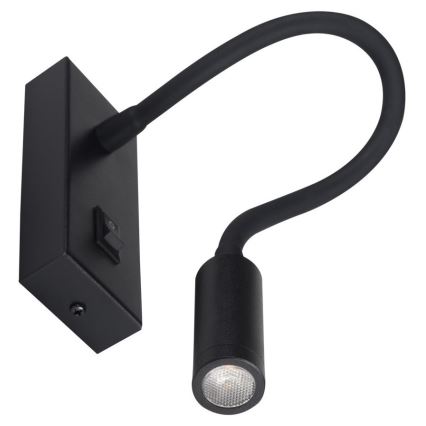 Candeeiro de parede LED TONIL LED/2,7W/230V preto