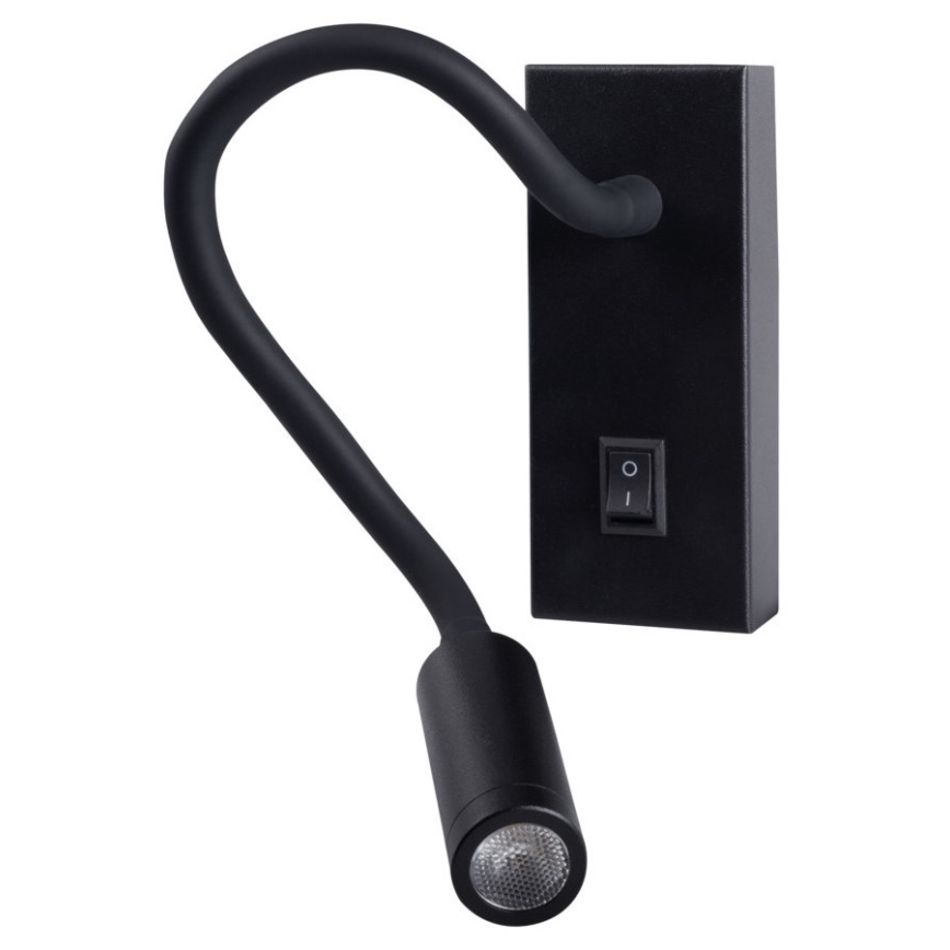 Candeeiro de parede LED TONIL LED/2,7W/230V preto