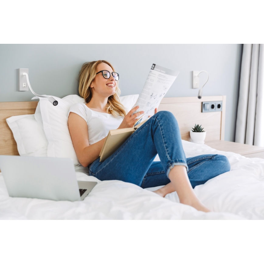 Candeeiro de parede LED TONIL LED/2,7W/230V branco