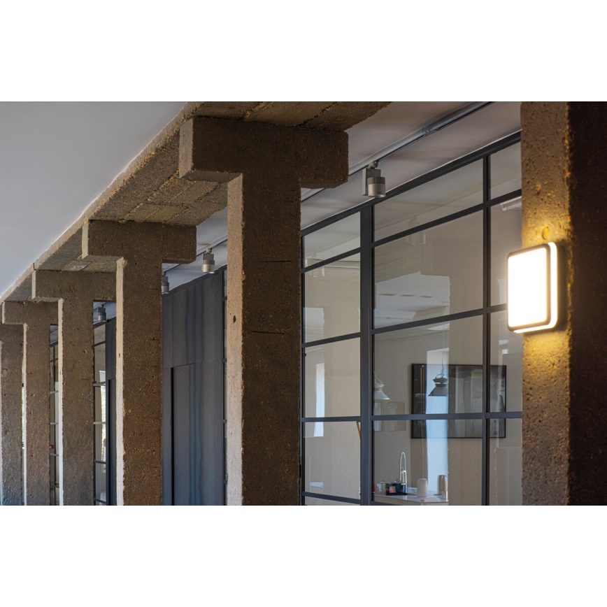 Iluminação exterior LED com sensor BENO LED/18W/230V 4000K IP54 antracite
