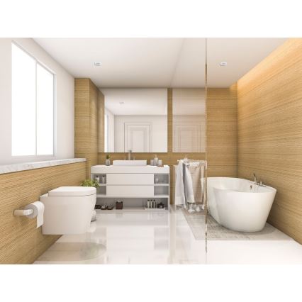 Iluminação embutida de casa de banho FLINI 10W IP44 branca