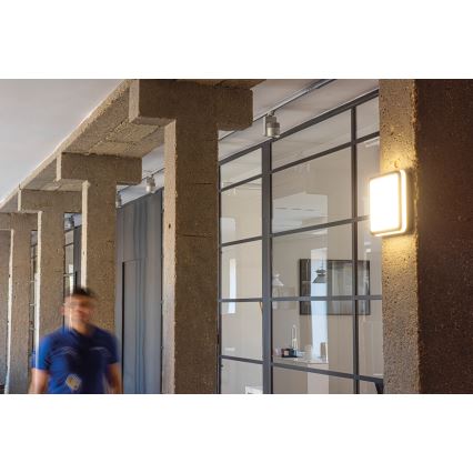 Iluminação de parede exterior BENO LED/18W/230V 4000K antracite IP54