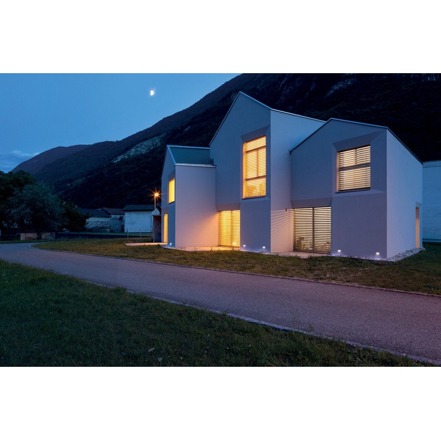 LED Luz embutida GLASI LED/3W/230V 3000K IP44 branco