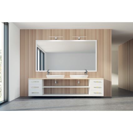 Iluminação de espelho de casa de banho LED ASTIM LED/12W/230V IP44 cromado