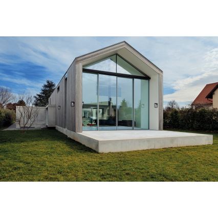 Iluminação de parede exterior VIMO 1xE27/15W/230V IP44 preto