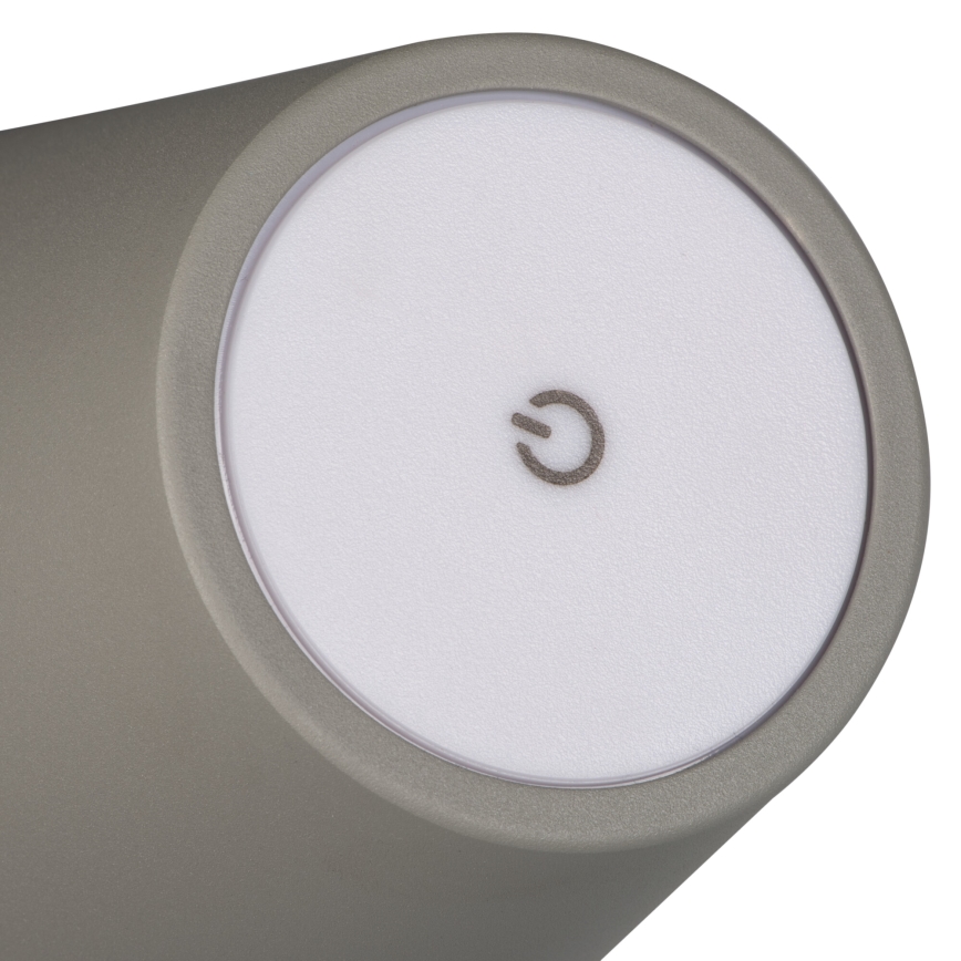 Candeeiro de mesa LED com regulação INITA LED/1,2W/1800 mAh IP54 cinzento