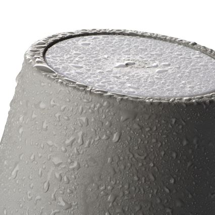 Candeeiro de mesa LED com regulação INITA LED/1,2W/1800 mAh IP54 cinzento