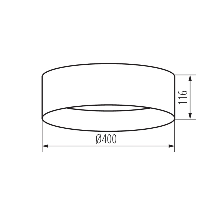 Iluminação de teto LED RIFA LED/17,5W/230V 3000K castanho