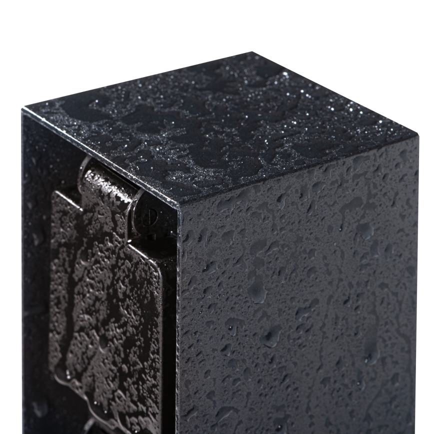 Coluna exterior com tomada DASTO 2Z Type E 230V IP44 antracite