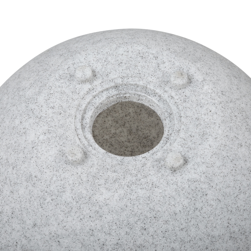 Candeeiro exterior STONO 1xE27/25W/230V diâmetro 39 cm IP65