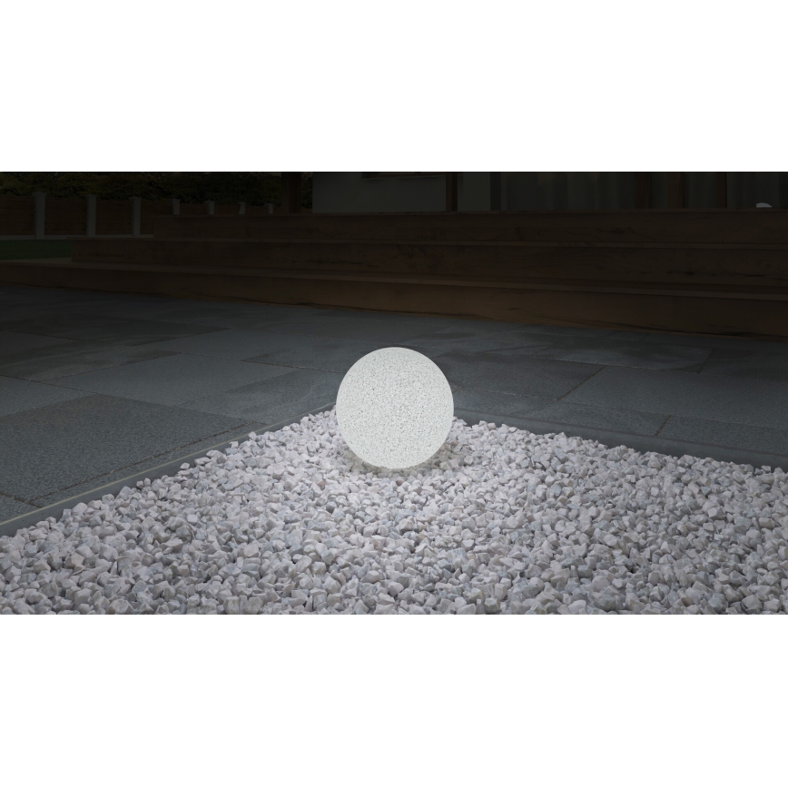 Candeeiro exterior STONO 1xE27/15W/230V Ø 23 cm IP65