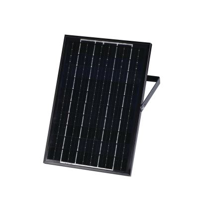 Holofote LED com regulação, painel solar e sensor de anoitecer LED/10W/10000 mAh 3,2V IP65 + comando
