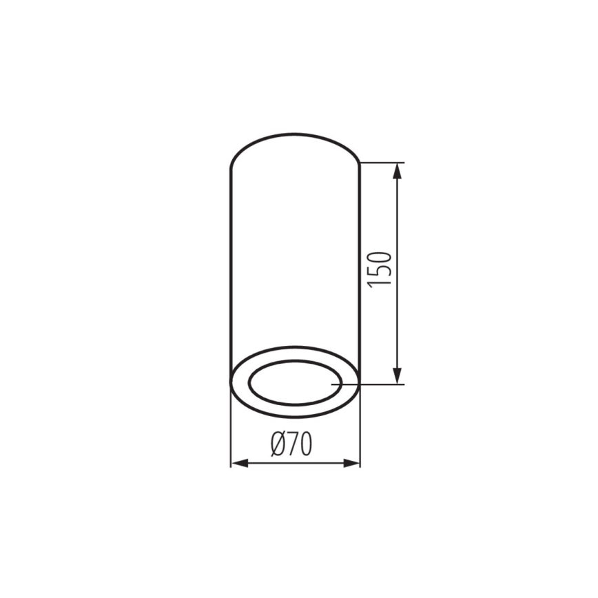 Foco para casa de banho AQILO 1xE14/10W/230V IP65 antracite