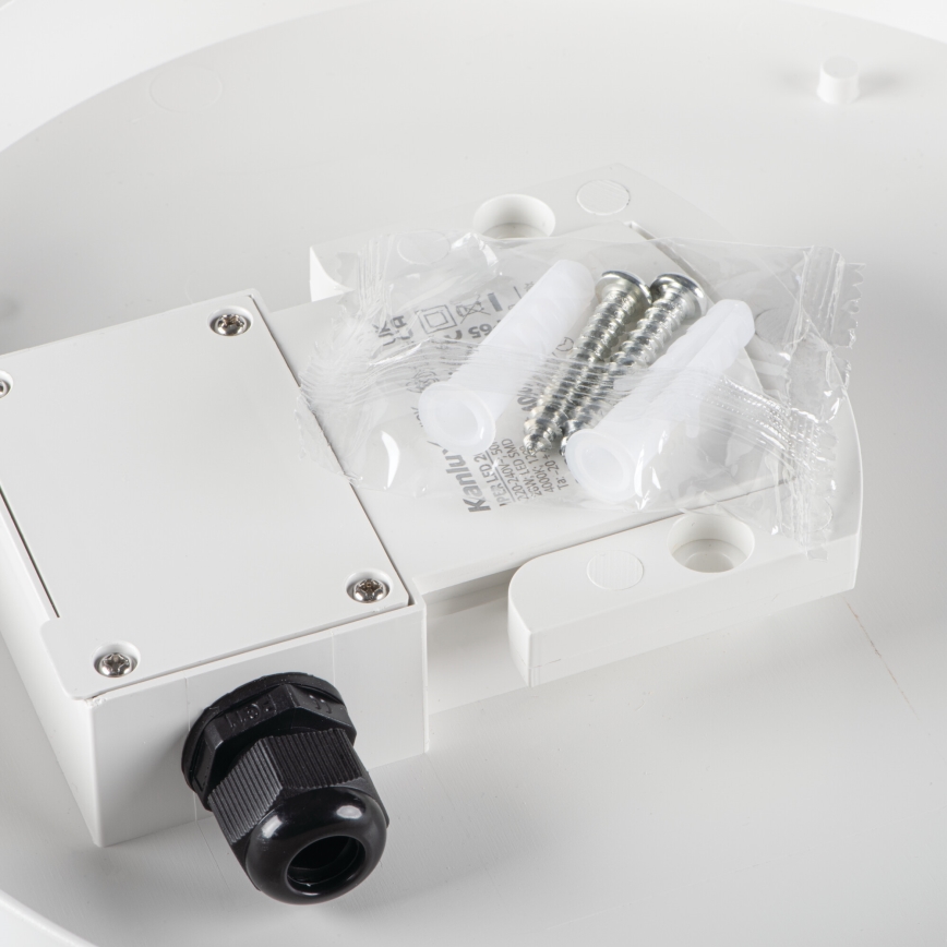 Iluminação de teto de trabalho LED IPER LED/10W/230V IK10 IP65 redondo branco