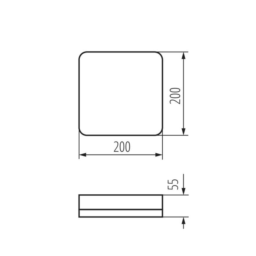 Iluminação de teto de trabalho LED IPER LED/19W/230V IK10 IP65 angular branco