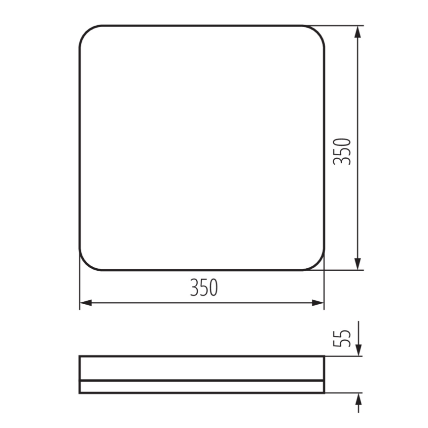Iluminação de teto de trabalho LED IPER LED/35W/230V IK10 IP65 angular branco