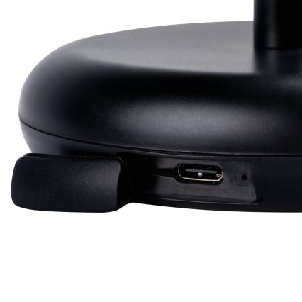 Kanlux 37311 - Candeeiro LED recarregável com regulação  FLUXY LED/1,7W/1800 mAh IP44 preto