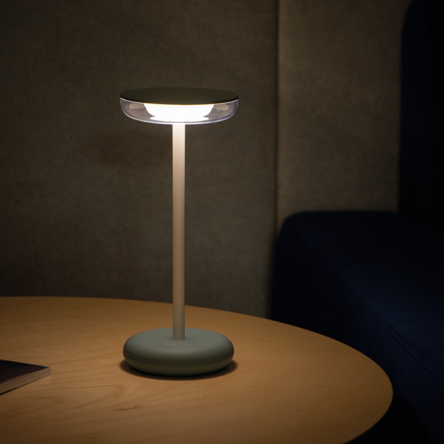 Kanlux 37312 - Candeeiro LED recarregável com regulação FLUXY LED/1,7W/1800 mAh IP44 azul