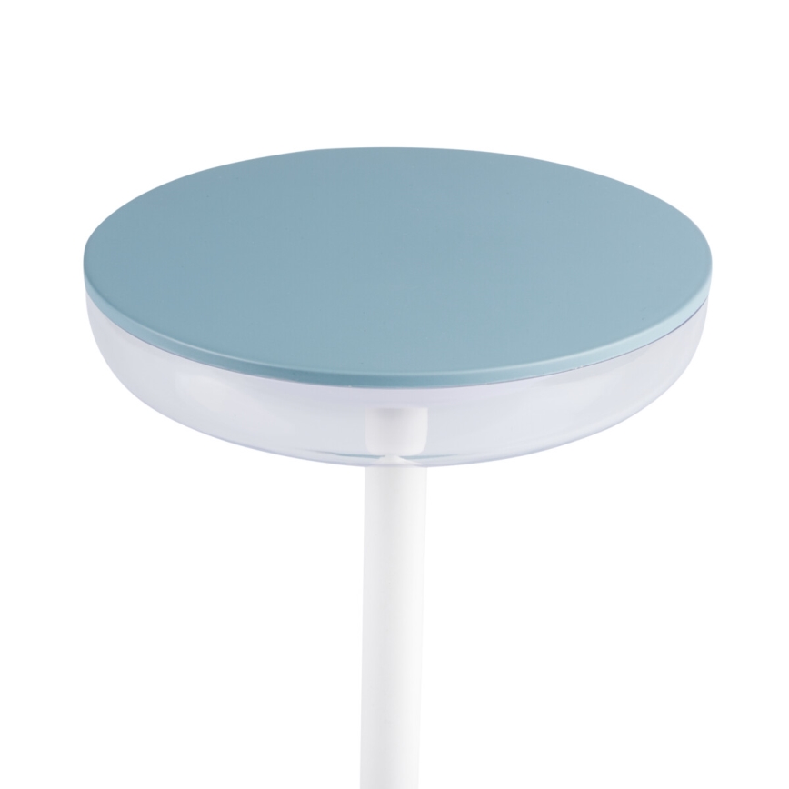 Kanlux 37312 - Candeeiro LED recarregável com regulação FLUXY LED/1,7W/1800 mAh IP44 azul