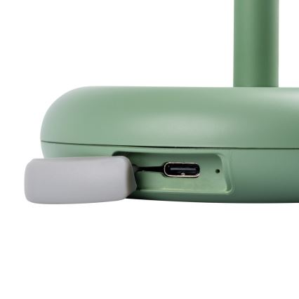 Kanlux 37313- Candeeiro LED recarregável com regulação FLUXY LED/1,7W/1800 mAh IP44 verde