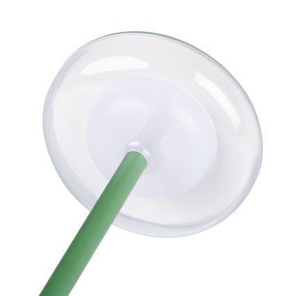 Kanlux 37313- Candeeiro LED recarregável com regulação FLUXY LED/1,7W/1800 mAh IP44 verde