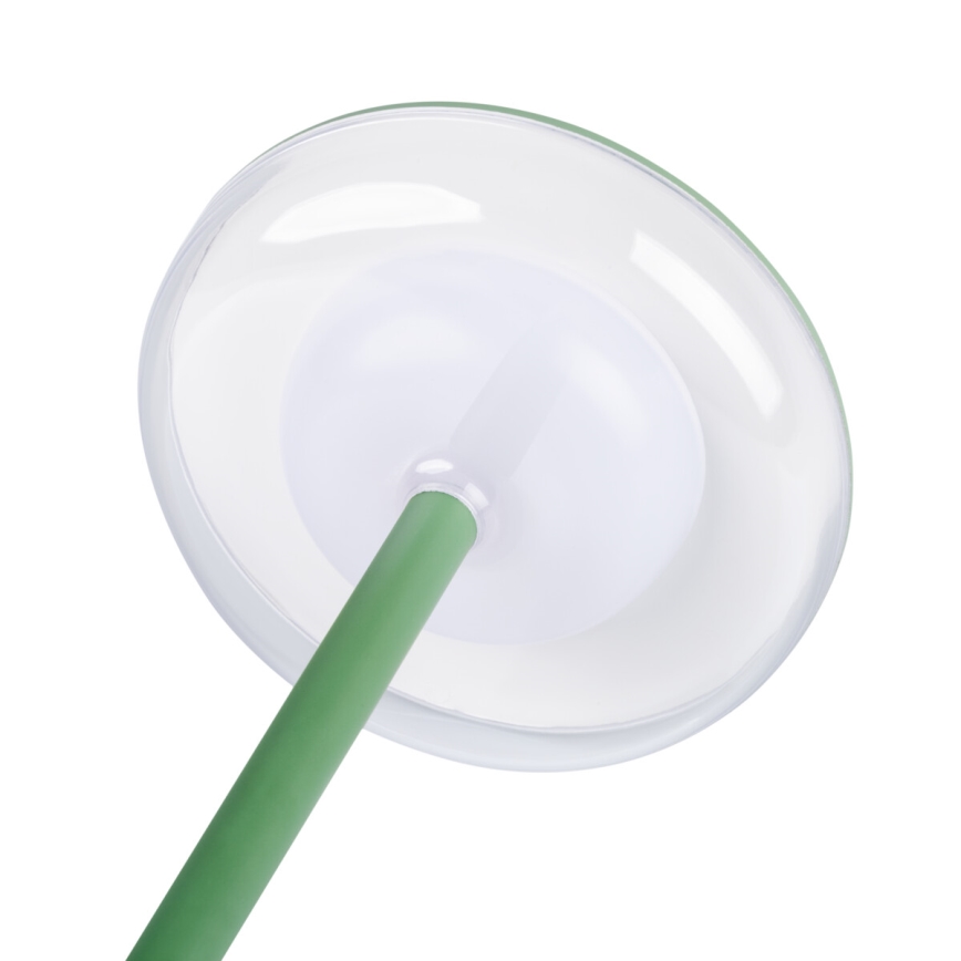 Kanlux 37313- Candeeiro LED recarregável com regulação FLUXY LED/1,7W/1800 mAh IP44 verde