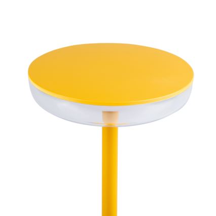 Kanlux 37314 - Candeeiro LED recarregável com regulação FLUXY LED/1,7W/1800 mAh IP44 amarelo