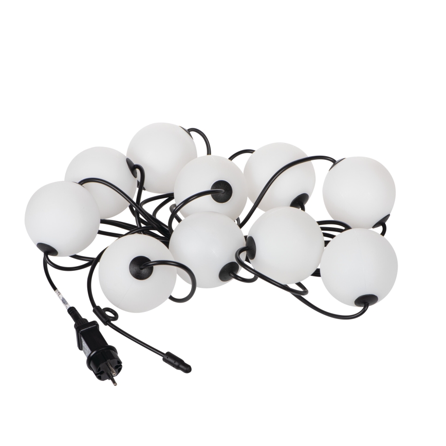 Corrente decorativa para exterior LED GRINALDA STONO 10xLED/10W/230V 6m IP67