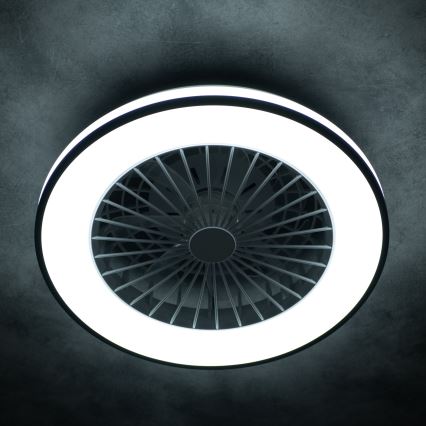 Iluminação de teto LED com regulação e ventoinha PLAVE LED/48W/230V 3000/4000/6500K + comando