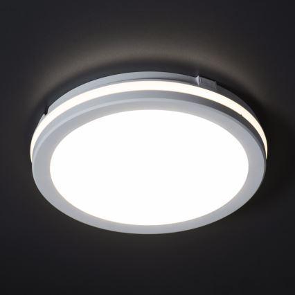 Iluminação de teto exterior LED BENO ECO LED/40W/230V 3000/4000/6500K diâmetro 40 cm IP65 branco