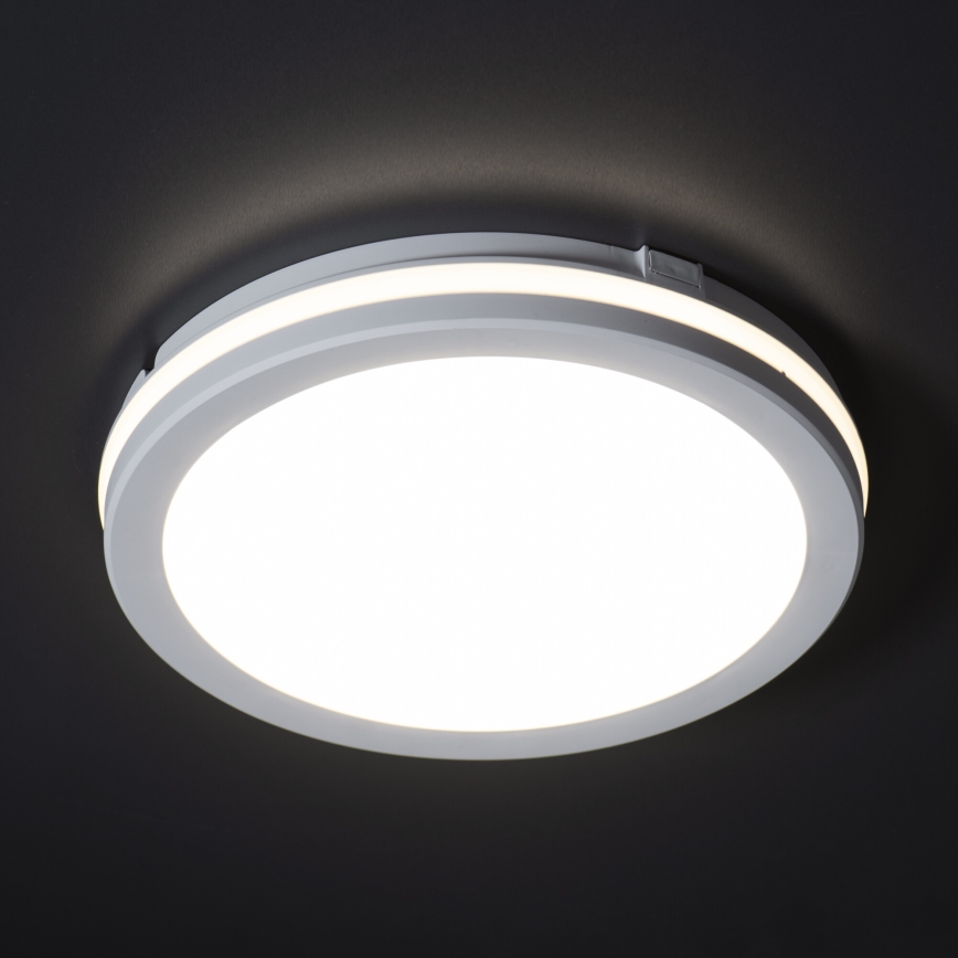 Iluminação de teto exterior LED BENO ECO LED/40W/230V 3000/4000/6500K diâmetro 40 cm IP65 branco
