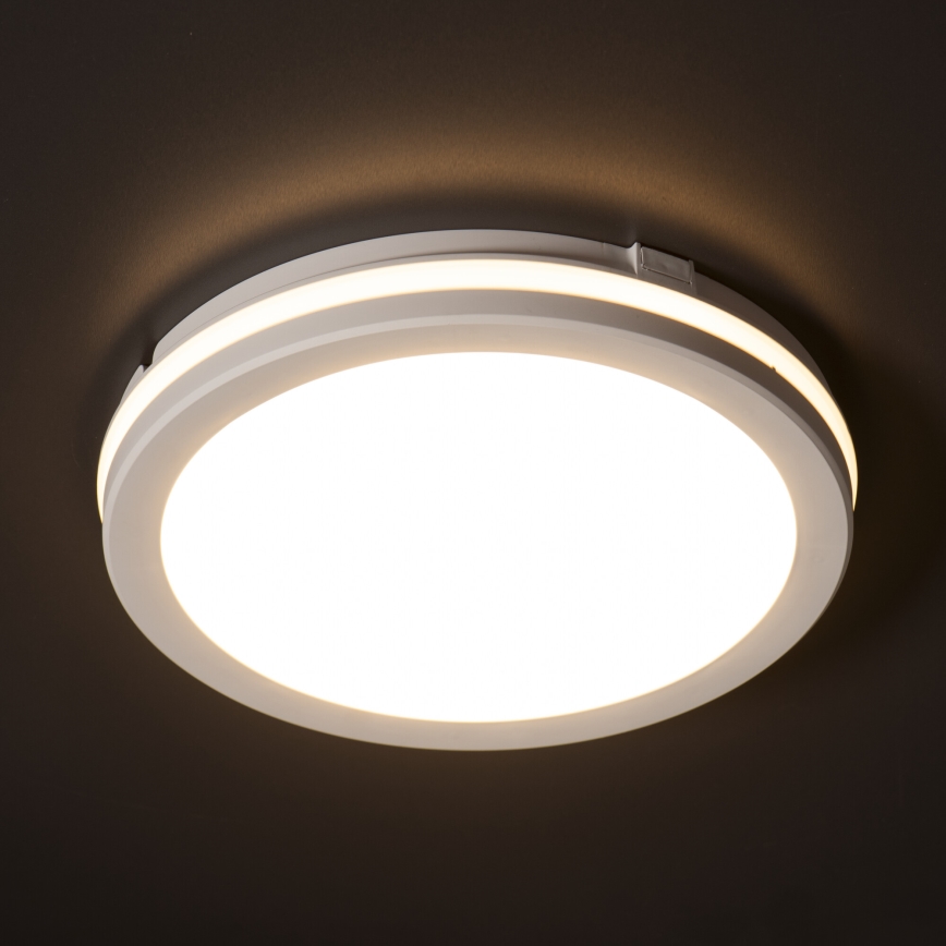 Iluminação de teto exterior LED BENO ECO LED/40W/230V 3000/4000/6500K diâmetro 40 cm IP65 branco