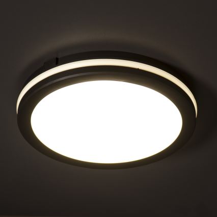 Iluminação de teto exterior LED BENO ECO LED/40W/230V 3000/4000/6500K diâmetro 40 cm IP65 preto