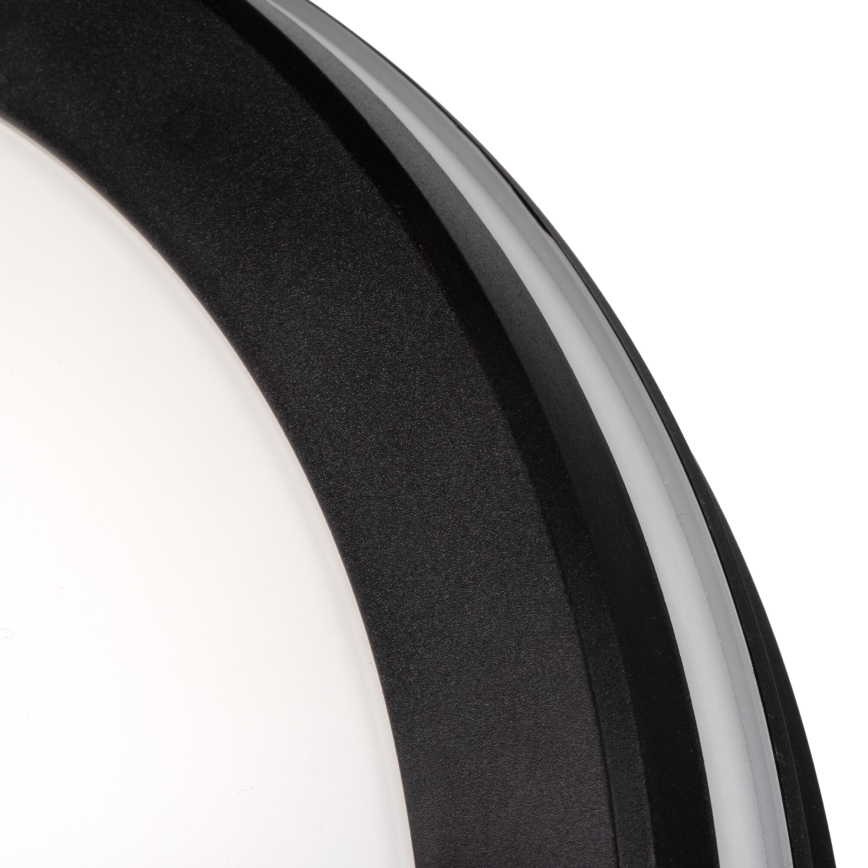 Iluminação de teto exterior LED BENO ECO LED/40W/230V 3000/4000/6500K diâmetro 40 cm IP65 preto