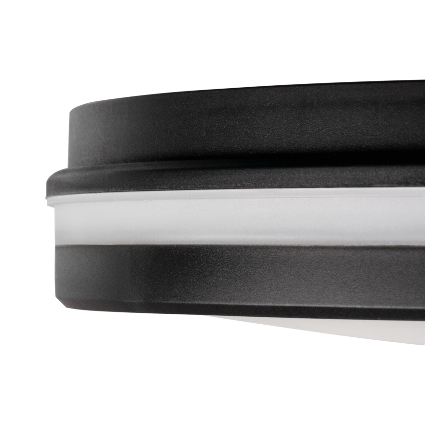 Iluminação de teto exterior LED BENO ECO LED/40W/230V 3000/4000/6500K diâmetro 40 cm IP65 preto