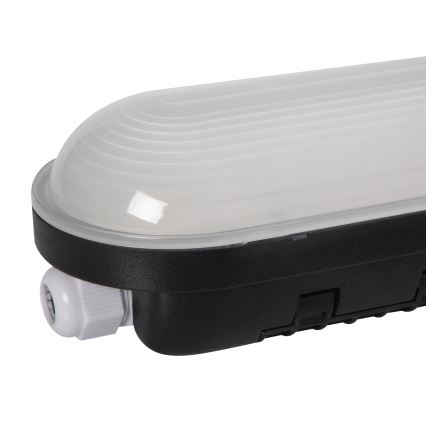 Iluminação industrial fluorescente LED MAH MAX LED/18W/230V 4000K IP65 preto