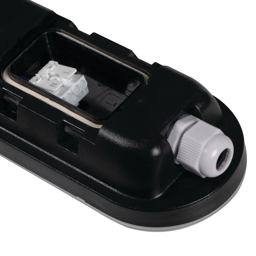 Iluminação industrial fluorescente LED MAH MAX LED/18W/230V 4000K IP65 preto