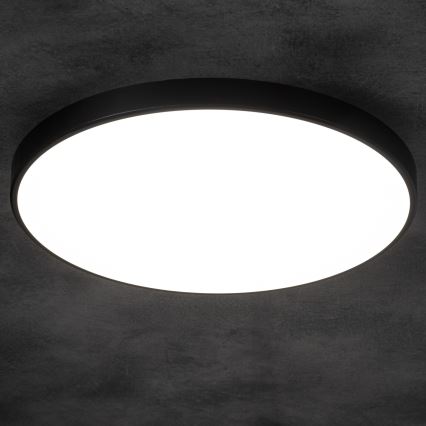 Iluminação de teto LED com regulação PLAFON LED/20W/230V 3000-6500K Wi-Fi preto