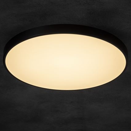 Iluminação de teto LED com regulação PLAFON LED/20W/230V 3000-6500K Wi-Fi preto