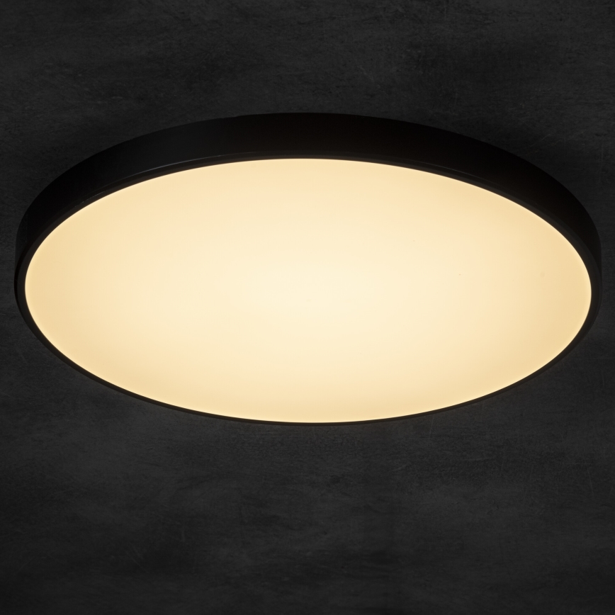 Iluminação de teto LED com regulação PLAFON LED/20W/230V 3000-6500K Wi-Fi preto