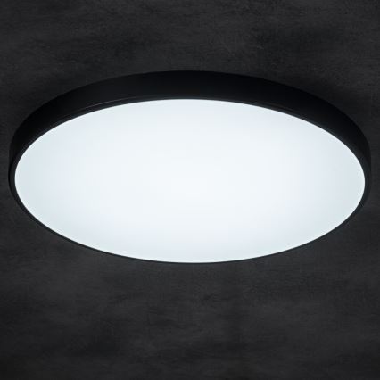 Iluminação de teto LED com regulação PLAFON LED/20W/230V 3000-6500K Wi-Fi preto