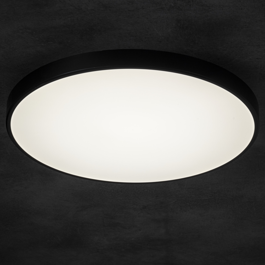 Iluminação de teto LED com regulação PLAFON LED/20W/230V 3000-6500K Wi-Fi preto