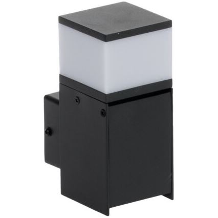 Iluminação de parede exterior com uma tomada DASTEN 1xG9/11W/230V IP44 preto