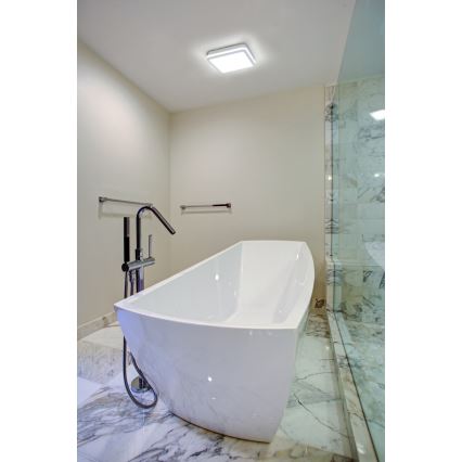 Iluminação de teto exterior LED com sensor de movimento BENO LED/12/18W/230V 3000/3500/4000K IP65 branco angular