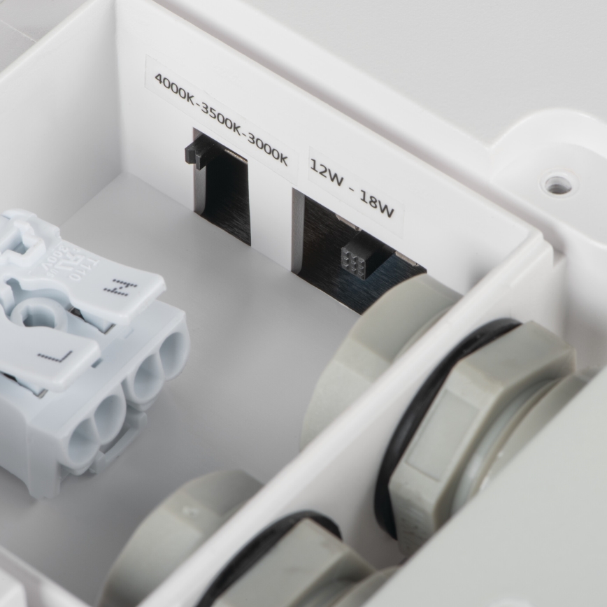 Iluminação de teto exterior LED BENO LED/12/18W/230V 3000/3500/4000K IP65 branco angular