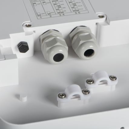 Iluminação de teto exterior LED com sensor de movimento BENO LED/12/18W/230V 3000/3500/4000K IP65 branco redondo
