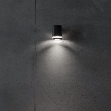 Iluminação de parede exterior ZEVI 1xGU10/10W/230V IP54 antracite