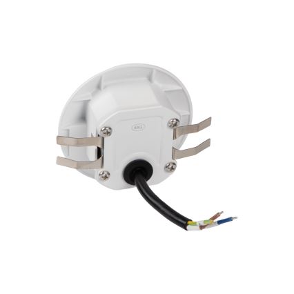 Luminária LED para escadas com sensor de movimento e crepúsculo EXIN LED/2,5W/230V 3000K IP65 branca redonda