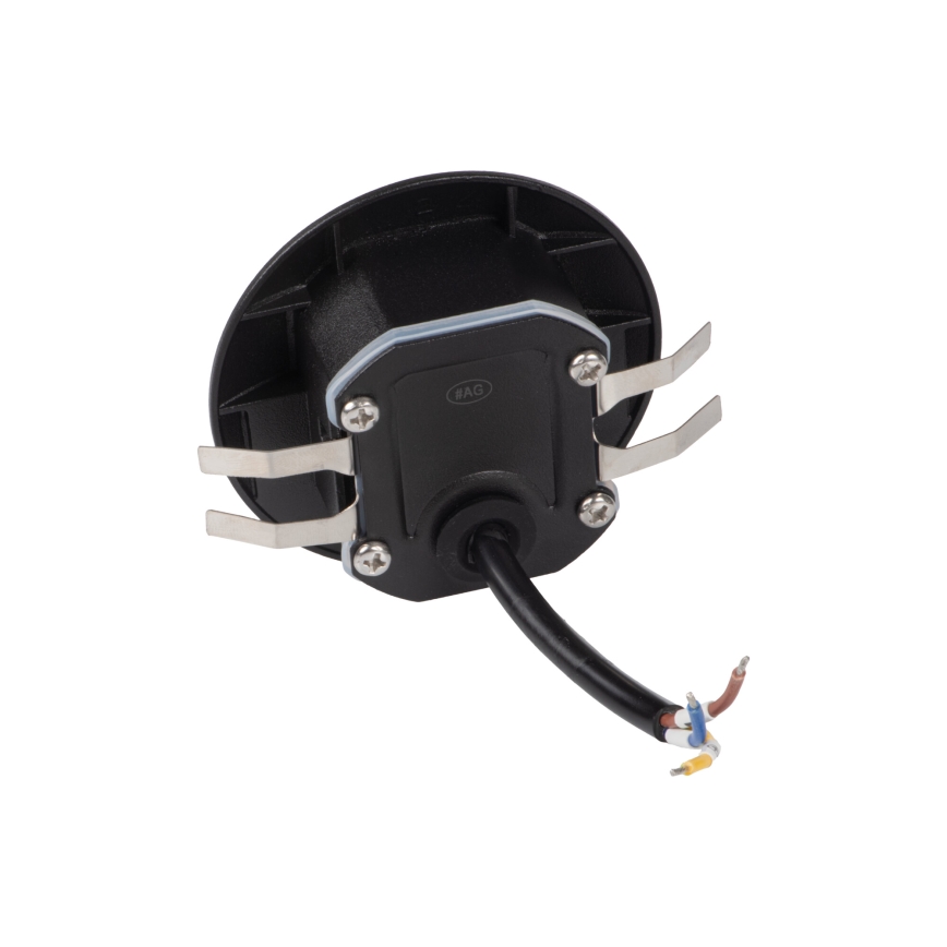 Aplique LED para escadas com sensor de movimento e crepuscular EXIN LED/2,5W/230V 3000K IP65 preto redondo